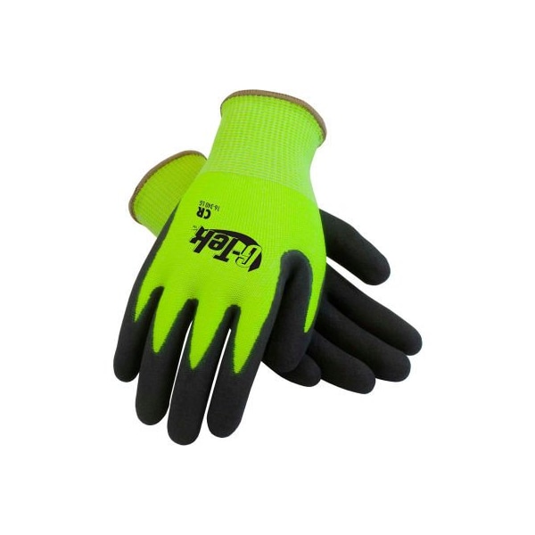 Pip Cut-Resistant Coated Gloves, Cut Level A3 , Foam Nitrile , Sandy 16-340LG/L - main